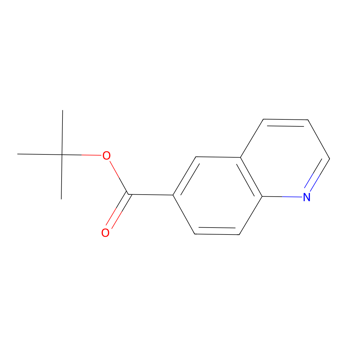 Tert-butyl quinoline-6-carboxylate molecular structure, CAS 403605-43-6