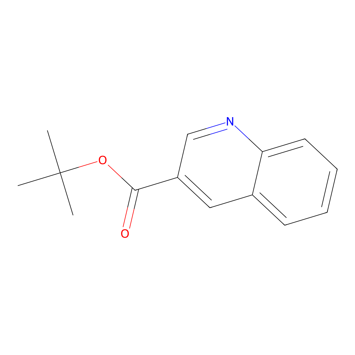 Tert-butyl quinoline-3-carboxylate molecular structure, CAS 403605-44-7