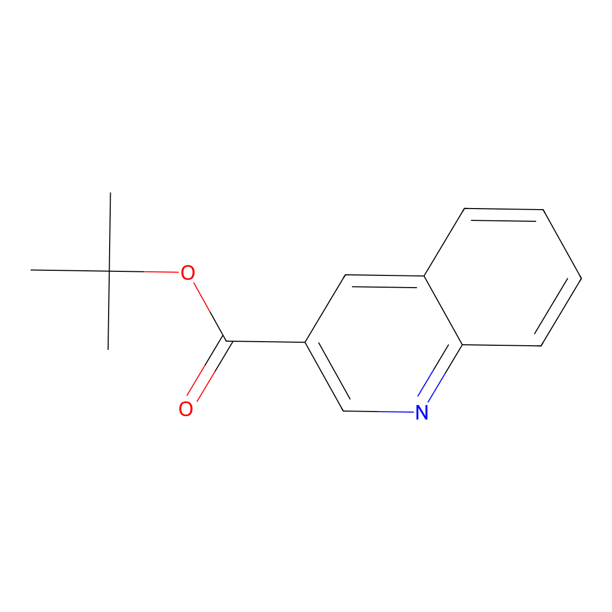 Tert-butyl quinoline-3-carboxylate molecular structure, CAS 403605-44-7