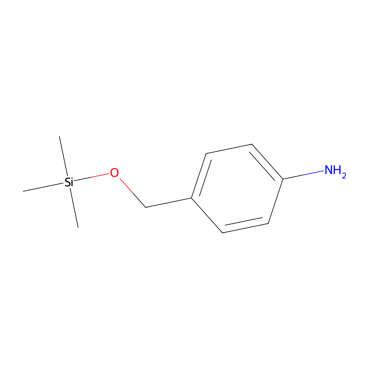4-(((Trimethylsilyl)oxy)methyl)aniline molecular structure, CAS 403613-26-3