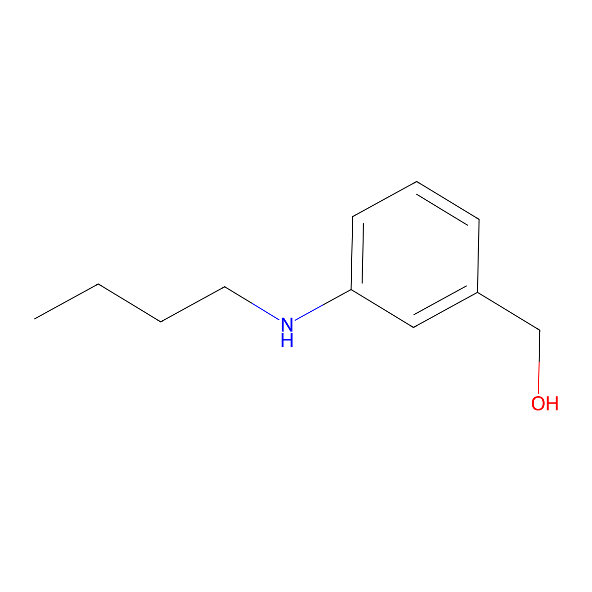 [3-(Butylamino)phenyl]methanol molecular structure, CAS 403614-41-5