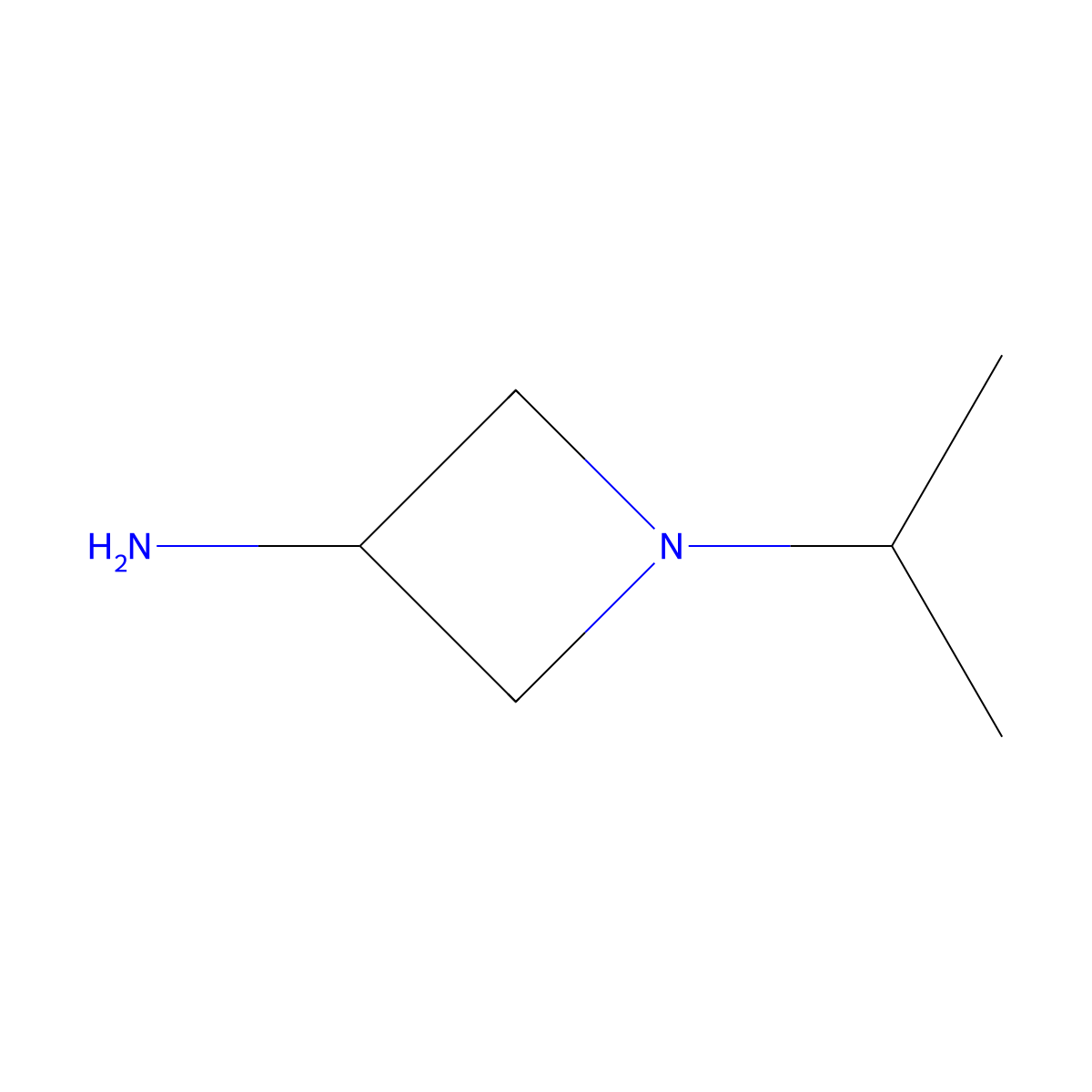 1-Isopropylazetidin-3-amine molecular structure, CAS 40363-02-8