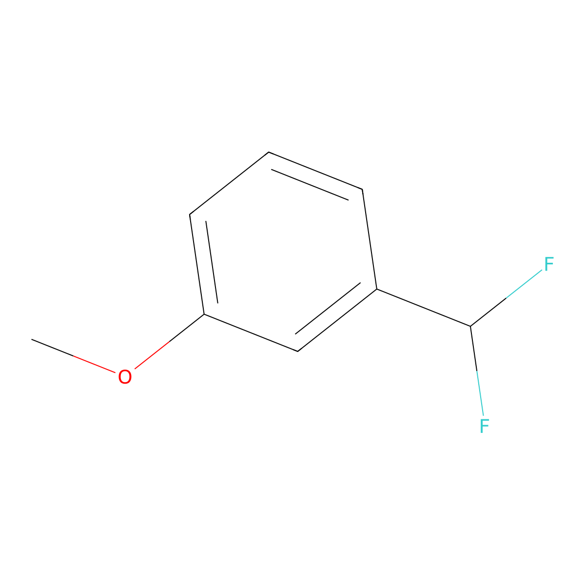 1-(Difluoromethyl)-3-methoxybenzene molecular structure, CAS 403648-71-5