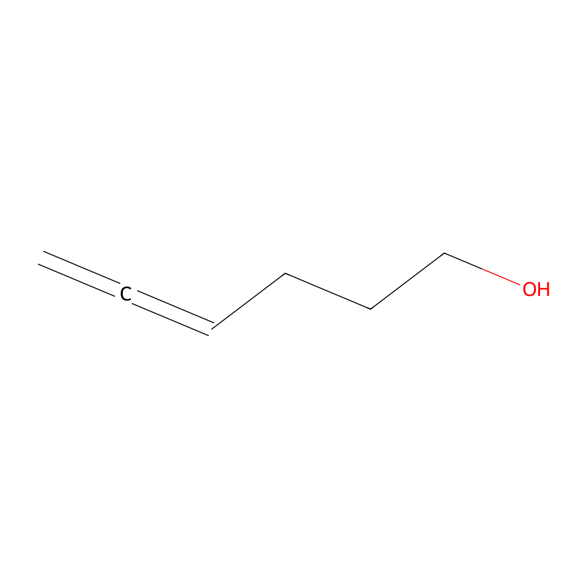 Hexa-4,5-dien-1-ol molecular structure, CAS 40365-64-8