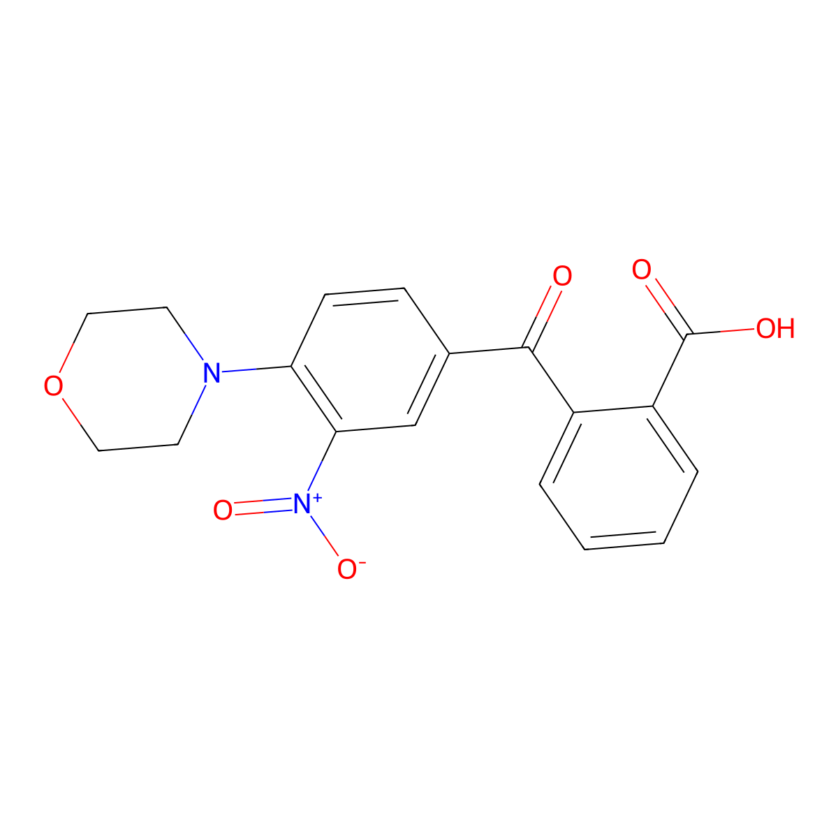2-{[4-(Morpholin-4-yl)-3-nitrophenyl]carbonyl}benzoic acid molecular structure, CAS 403668-52-0