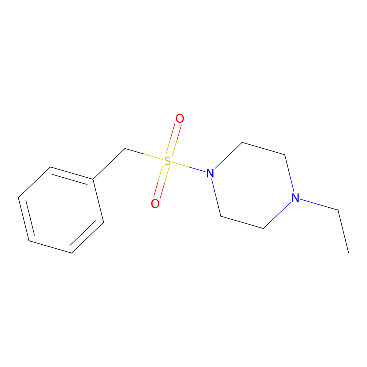 1-Benzylsulfonyl-4-ethylpiperazine molecular structure, CAS 403670-03-1