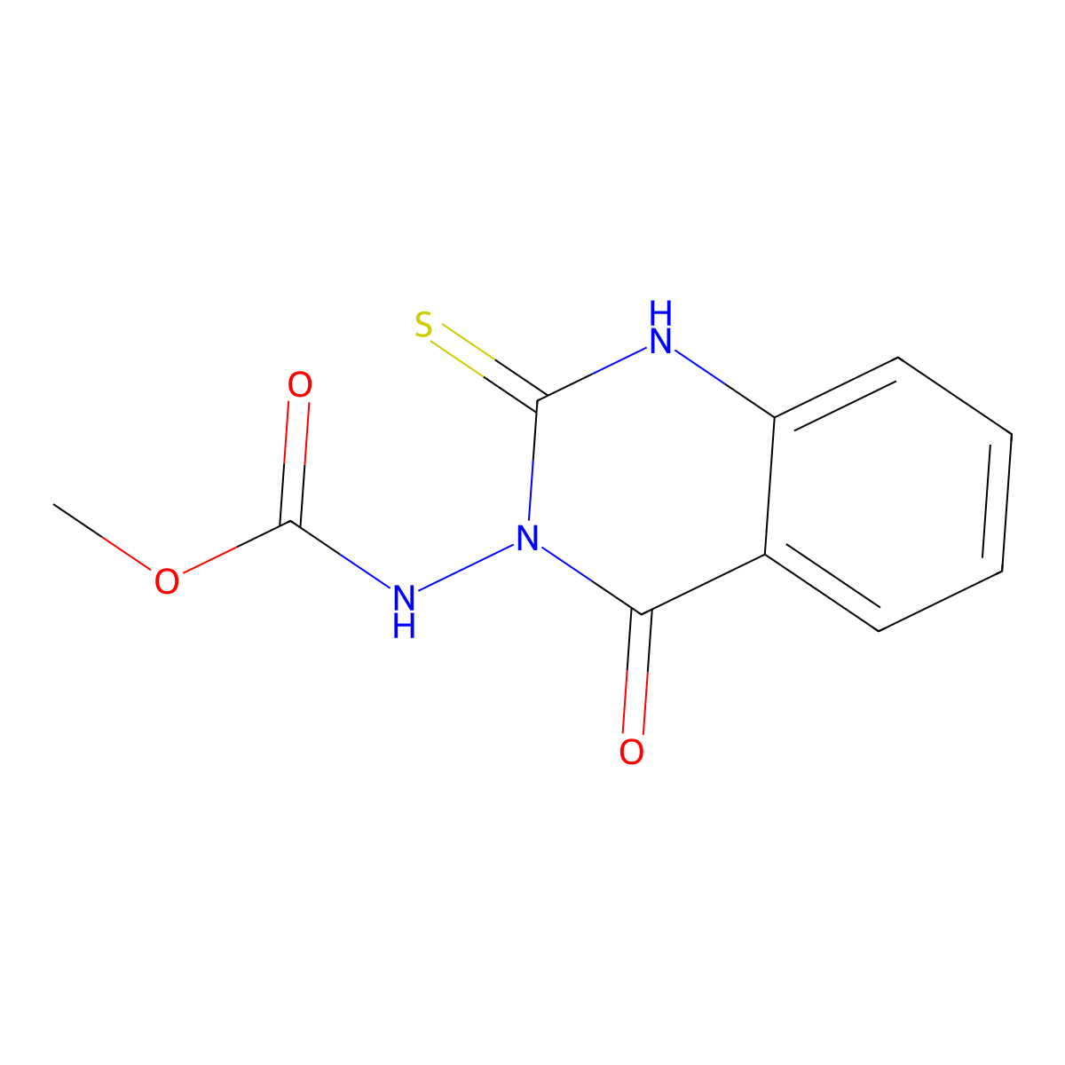 Methyl N-(4-oxo-2-sulfanylidene-1H-quinazolin-3-yl)carbamate molecular structure, CAS 403721-83-5