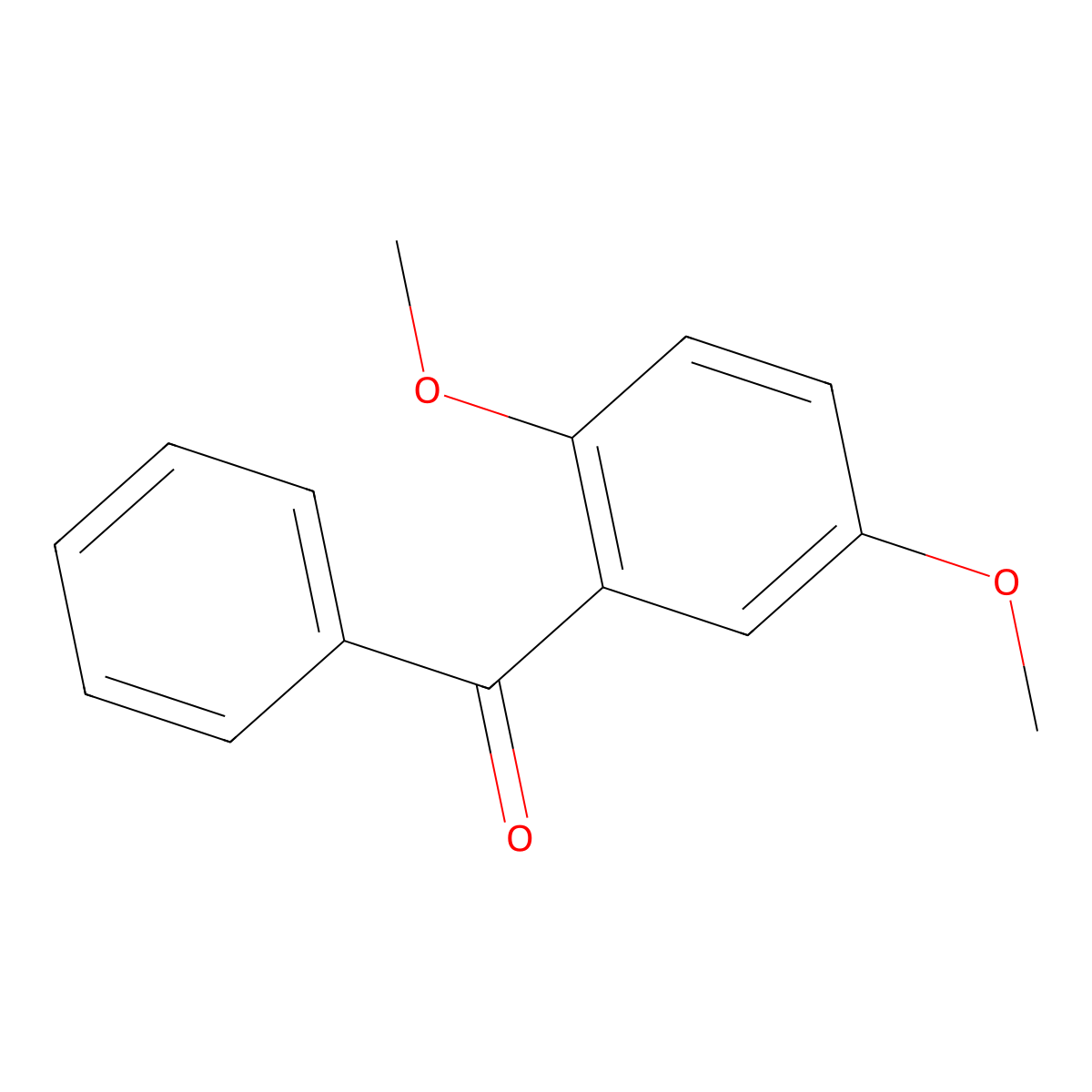 (2,5-Dimethoxy-phenyl)-phenyl-methanone molecular structure, CAS 4038-13-5