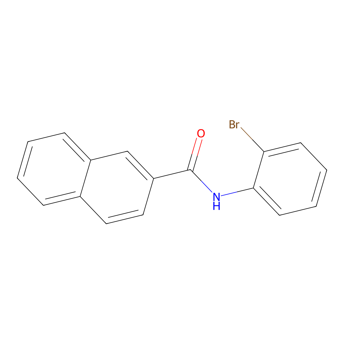 N-(2-bromophenyl)naphthalene-2-carboxamide molecular structure, CAS 403830-11-5