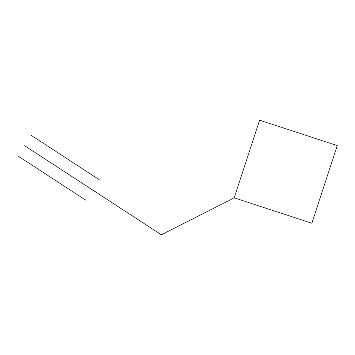 (Prop-2-yn-1-yl)cyclobutane molecular structure, CAS 403838-30-2