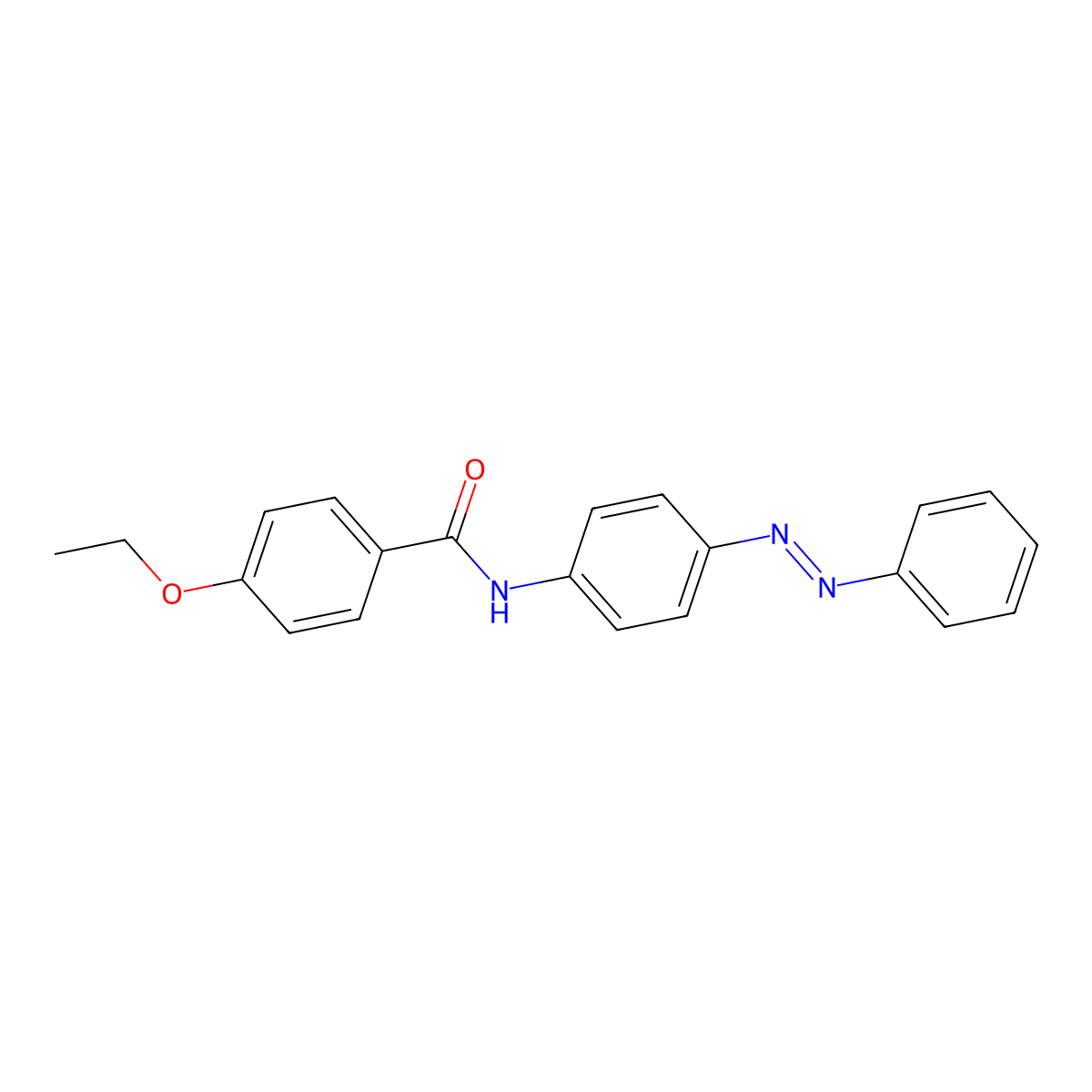 4-ethoxy-N-{4-[(E)-phenyldiazenyl]phenyl}benzamide molecular structure, CAS 403846-67-3