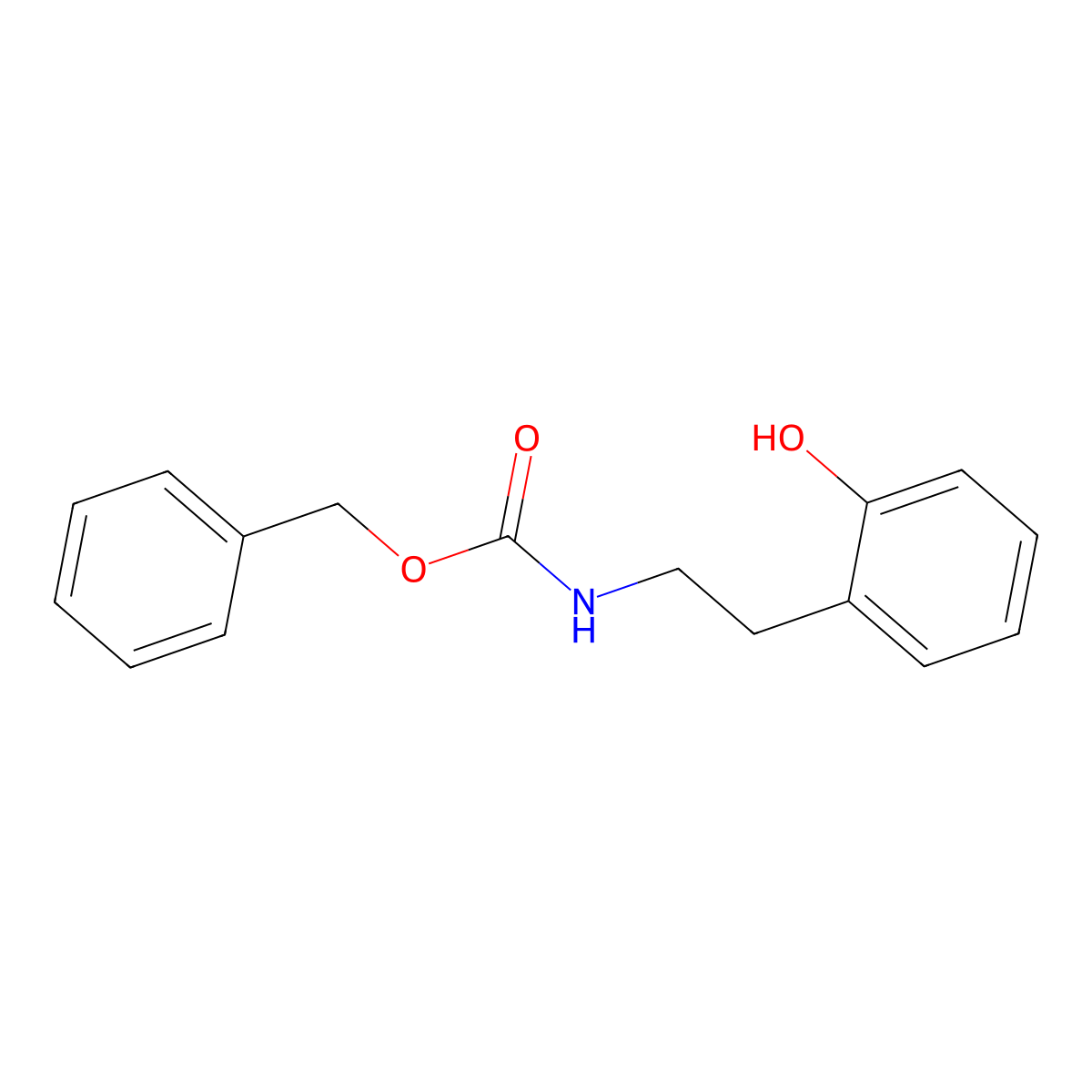 benzyl N-[2-(2-hydroxyphenyl)ethyl]carbamate molecular structure, CAS 403860-34-4