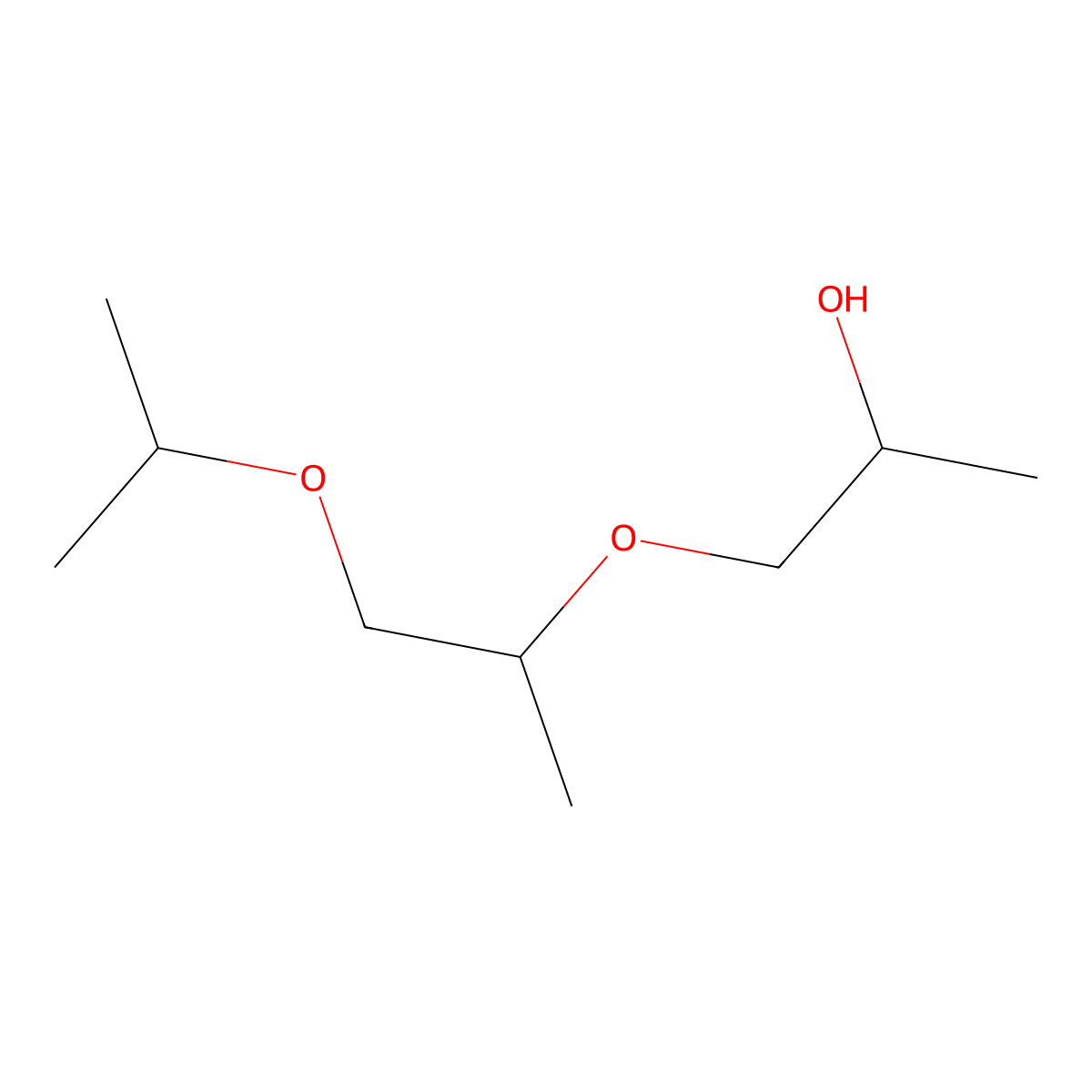 1-(2-Isopropoxy-1-methylethoxy)propan-2-ol molecular structure, CAS 4039-63-8
