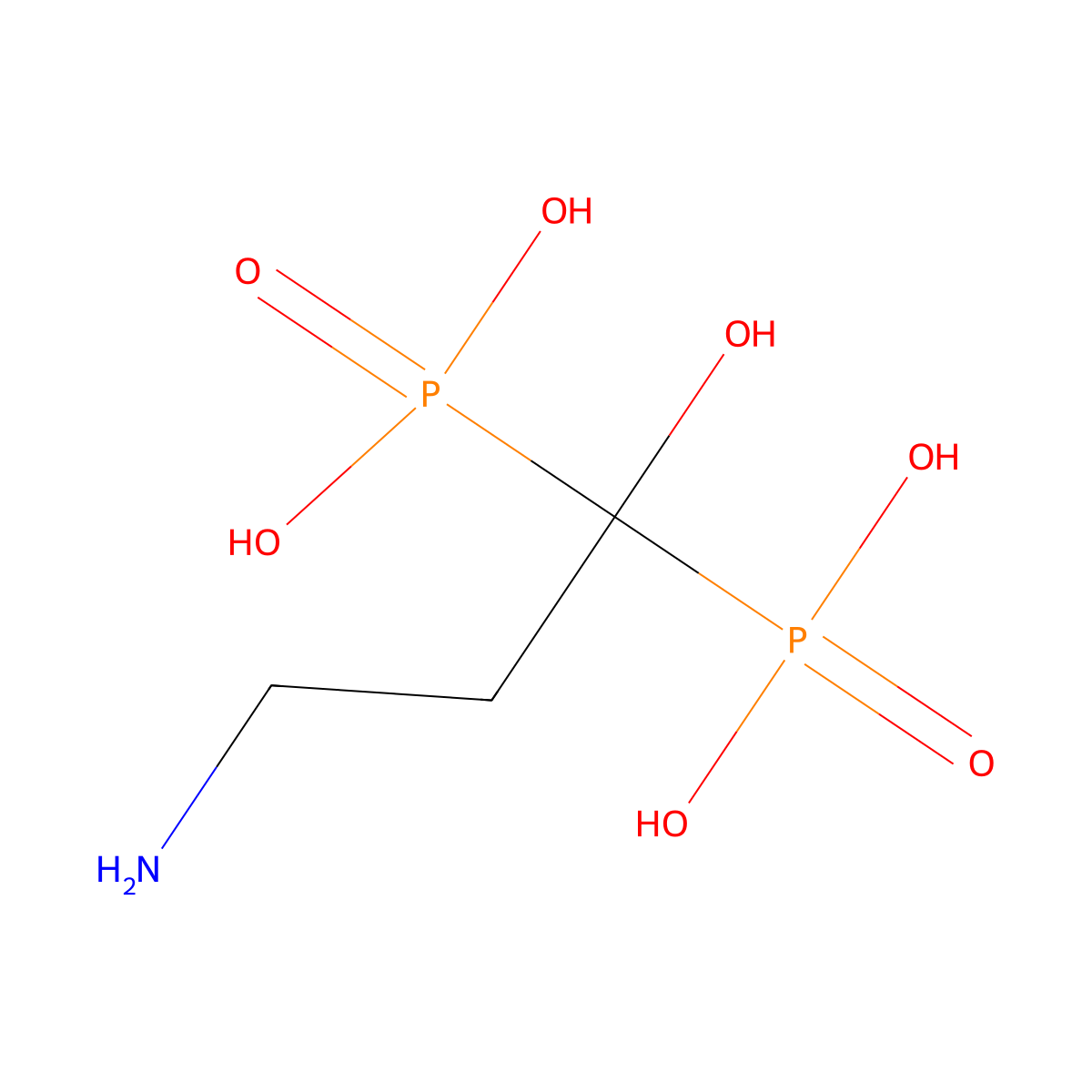 Pamidronic Acid molecular structure, CAS 40391-99-9