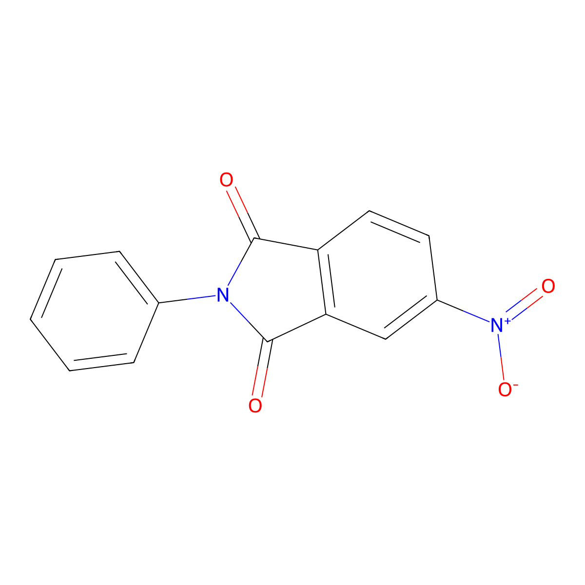 4-Nitro-N-phenylphthalimide molecular structure, CAS 40392-27-6