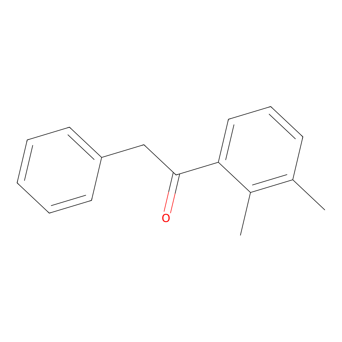 1-(2,3-Dimethylphenyl)-2-phenylethanone molecular structure, CAS 40396-42-7