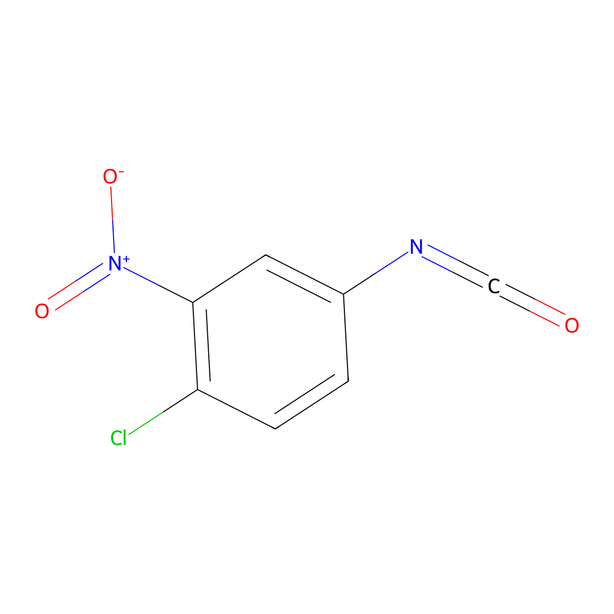 Isocyanic Acid 4-Chloro-3-nitrophenyl Ester molecular structure, CAS 40397-96-4