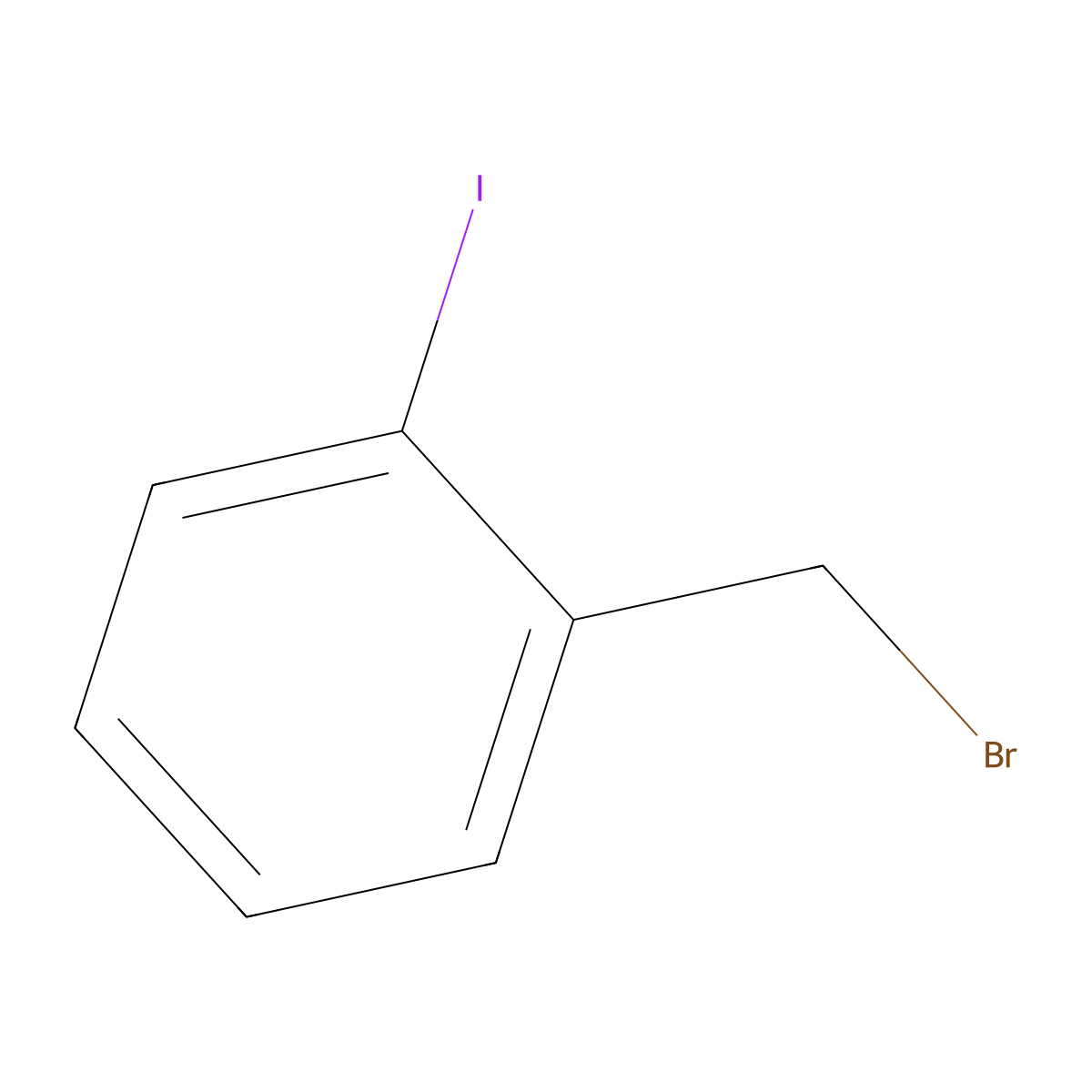 2-Iodobenzyl Bromide molecular structure, CAS 40400-13-3