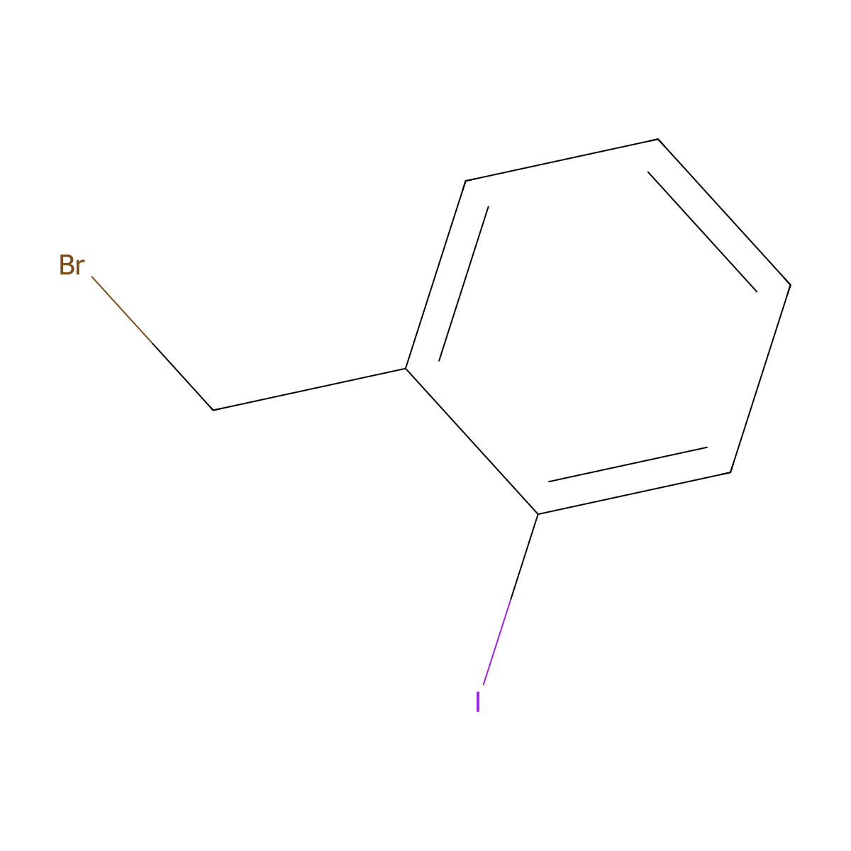2-Iodobenzyl Bromide molecular structure, CAS 40400-13-3