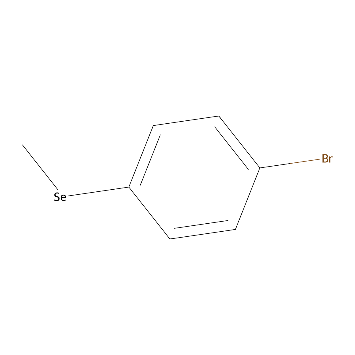 (4-Bromophenyl)(methyl)selane molecular structure, CAS 40400-25-7