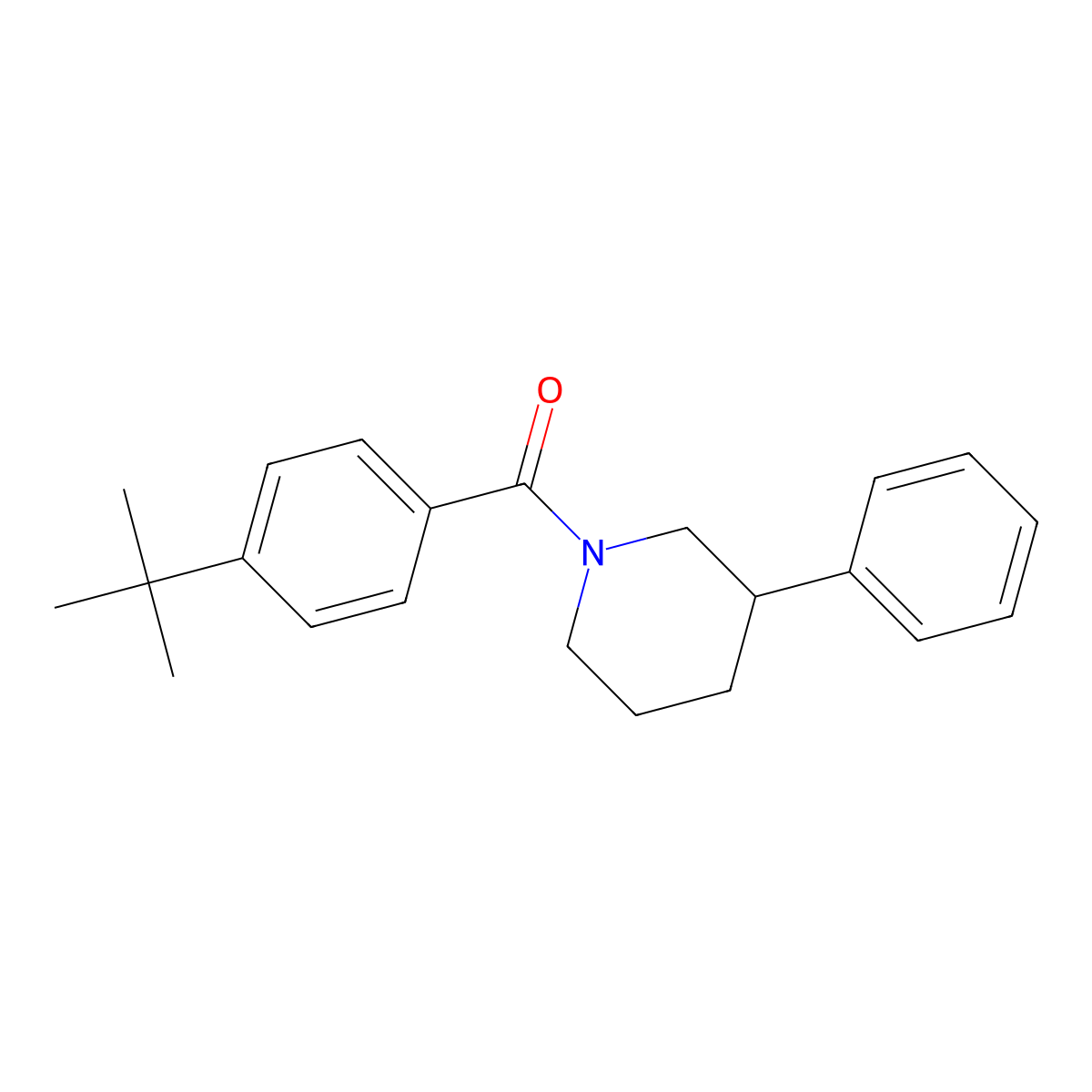 1-(4-Tert-butylbenzoyl)-3-phenylpiperidine molecular structure, CAS 404022-87-3