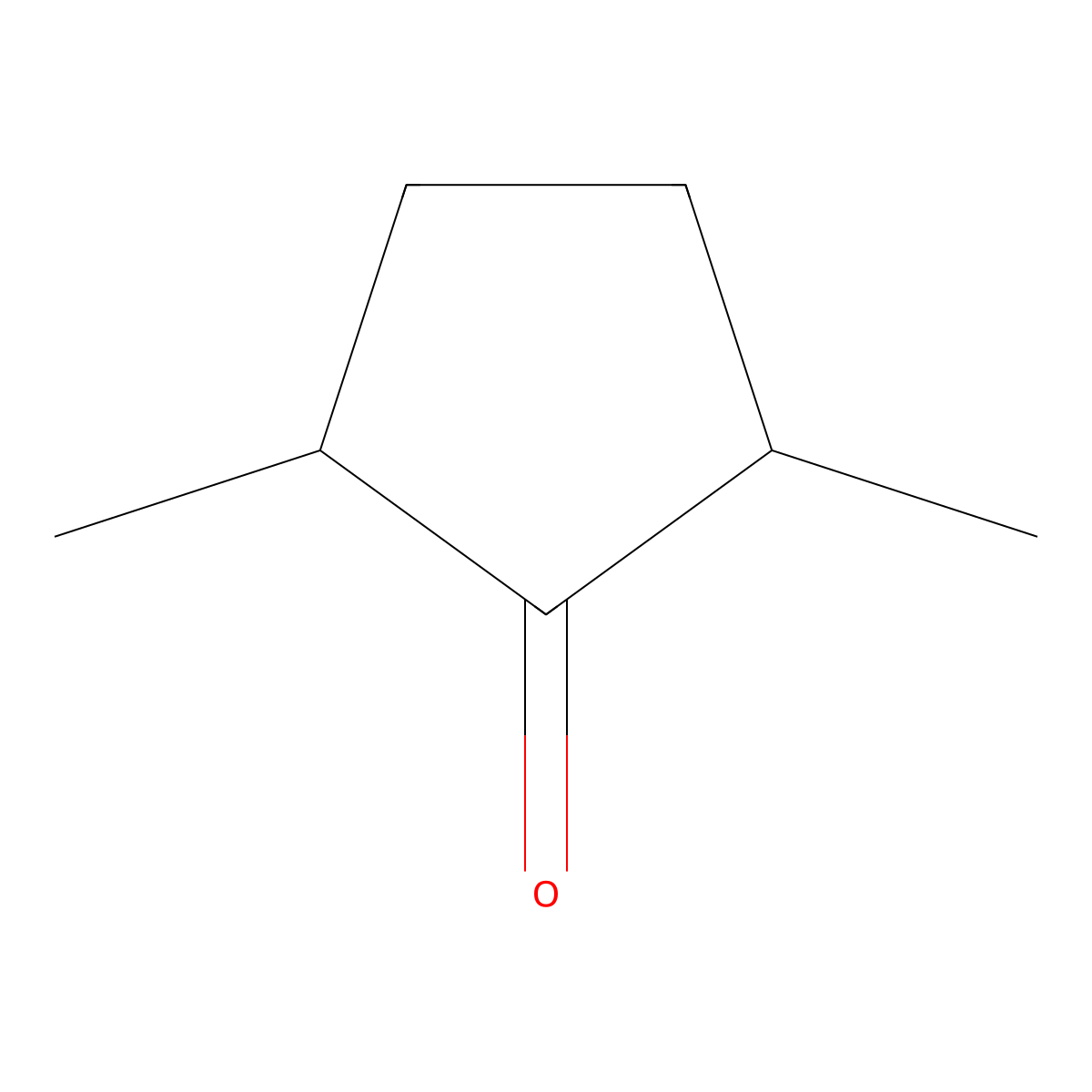 2,5-Dimethylcyclopentan-1-one molecular structure, CAS 4041-09-2