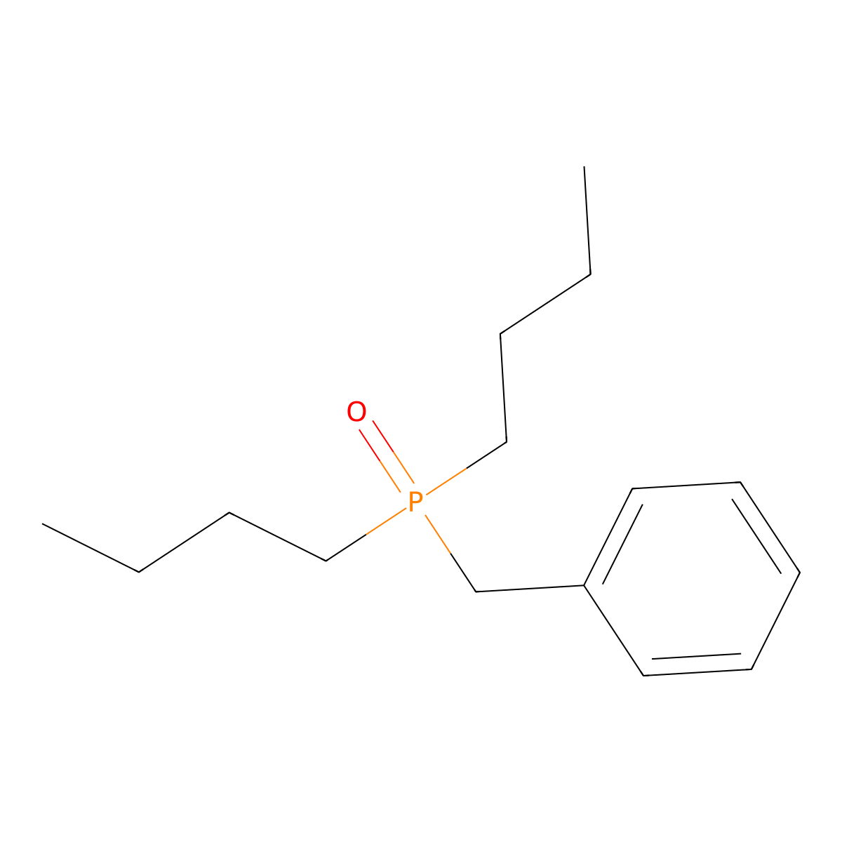 Benzyl(dibutyl)oxo-lambda~5~-phosphane molecular structure, CAS 4042-81-3
