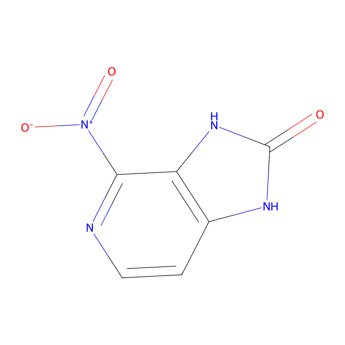 4-nitro-1H-imidazo[4,5-c]pyridin-2(3H)-one molecular structure, CAS 40423-49-2