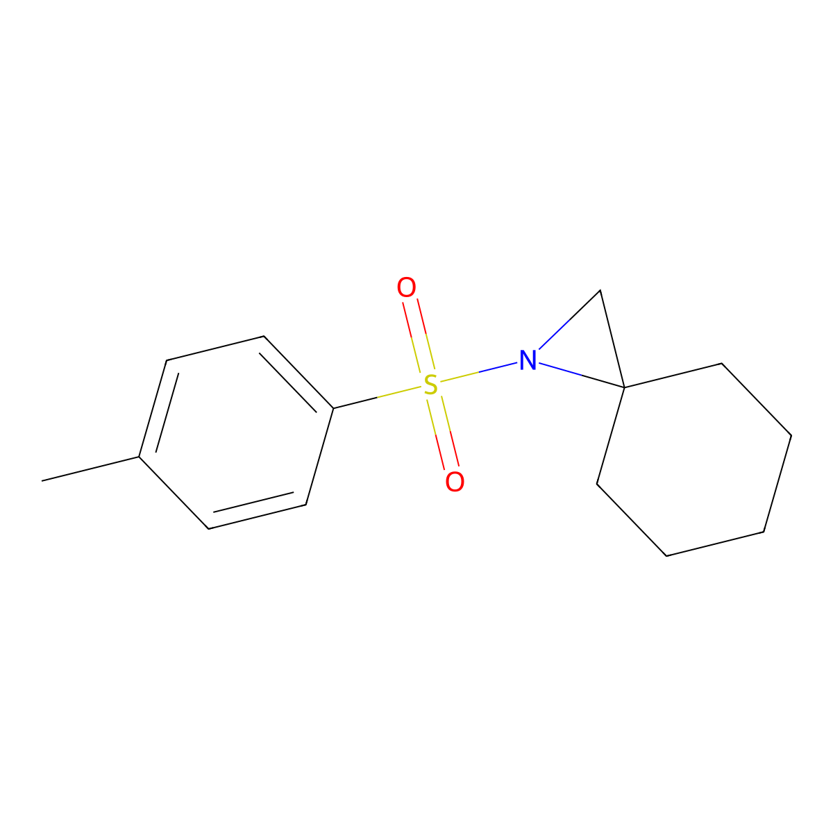 1-[(4-methylphenyl)sulfonyl]-1-Azaspiro[2.5]octane molecular structure, CAS 404345-06-8