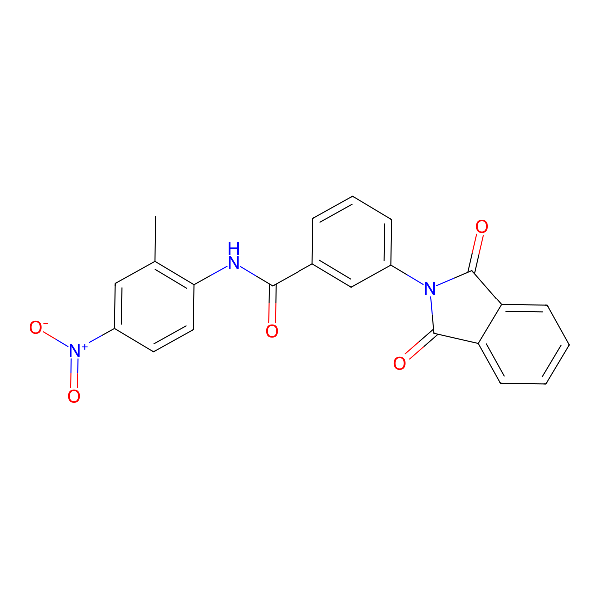 3-(1,3-dioxoisoindol-2-yl)-N-(2-methyl-4-nitrophenyl)benzamide molecular structure, CAS 404359-61-1