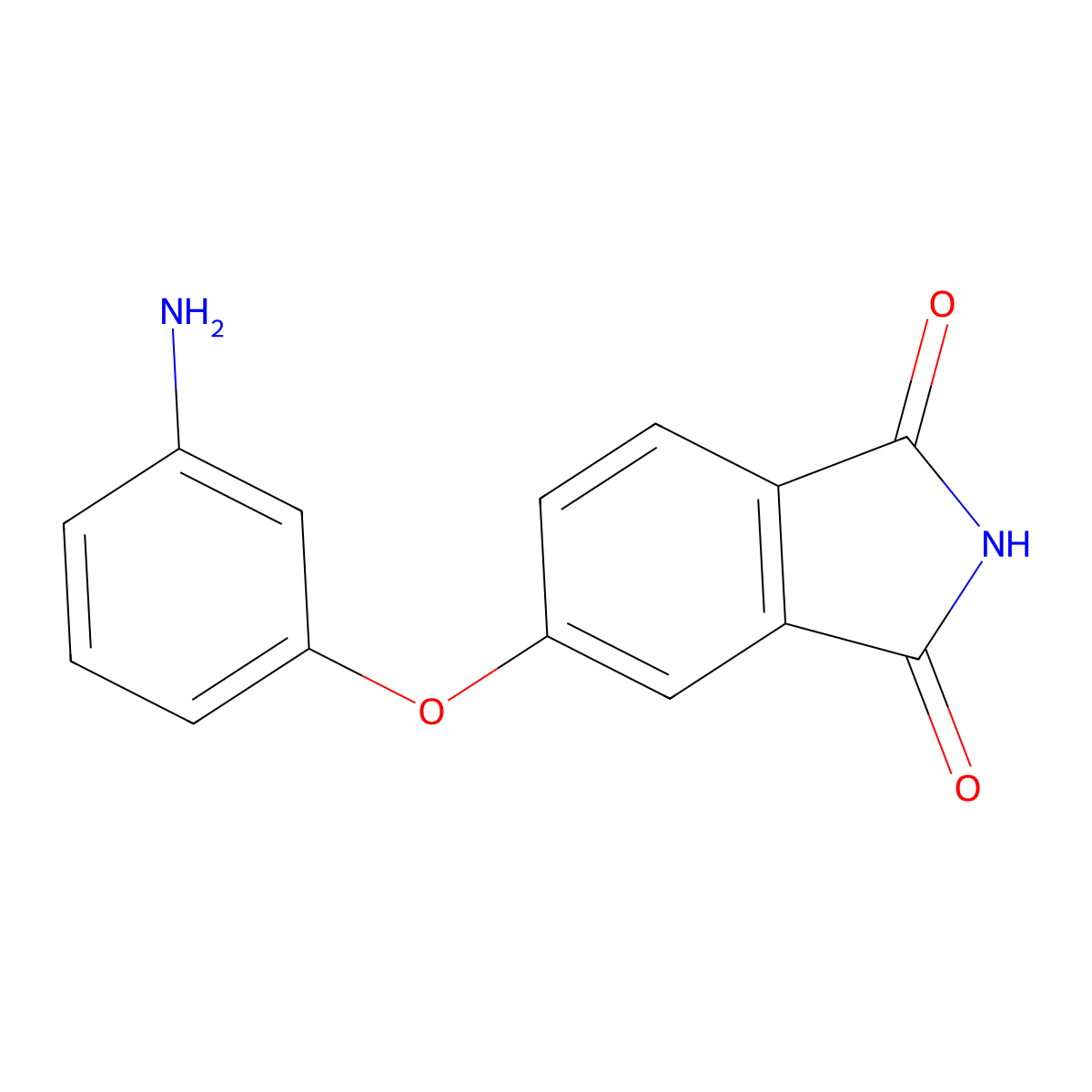 5-(3-aminophenoxy)-1H-isoindole-1,3(2H)-dione molecular structure, CAS 404361-65-5