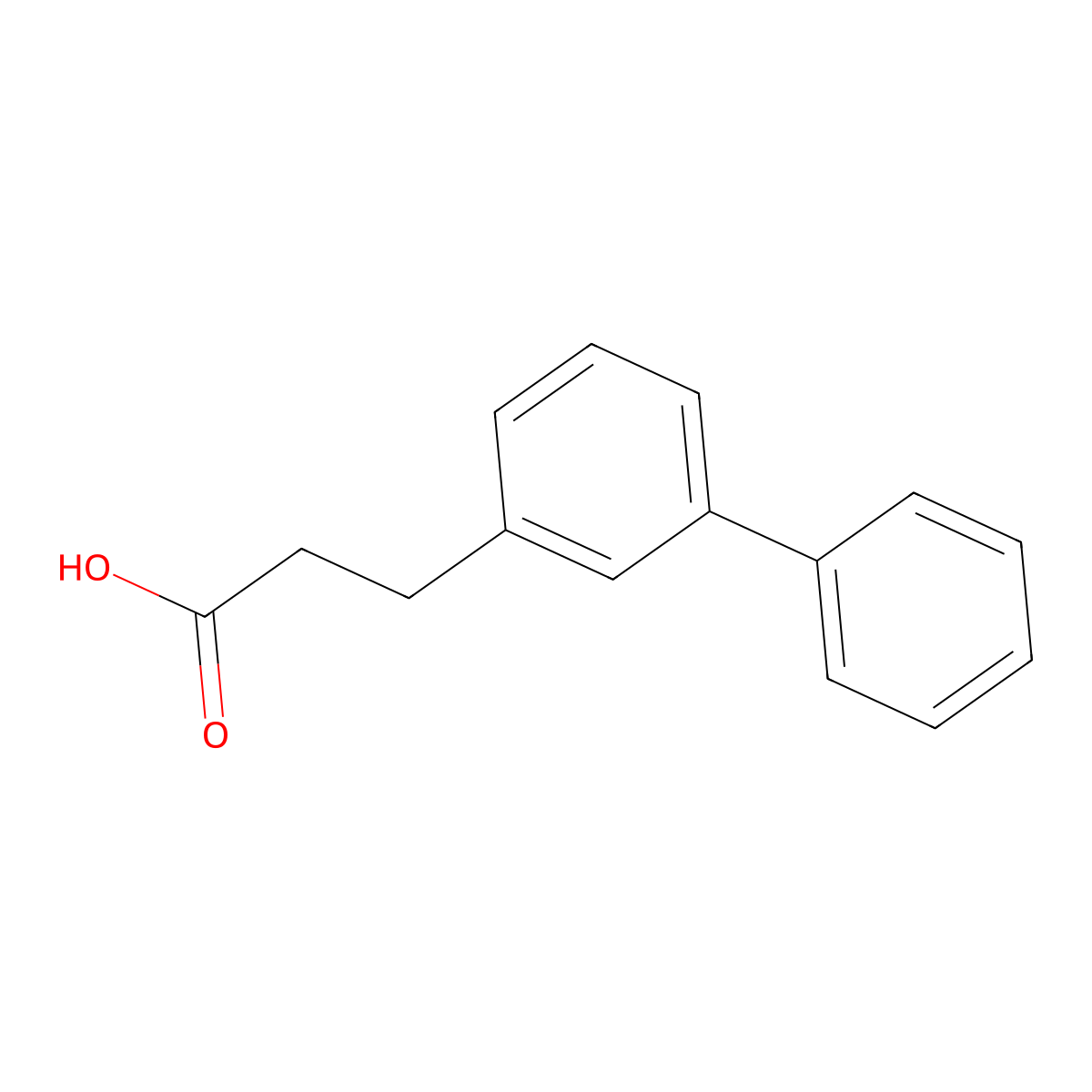 3-([1,1'-Biphenyl]-3-yl)propanoic acid molecular structure, CAS 404362-38-5