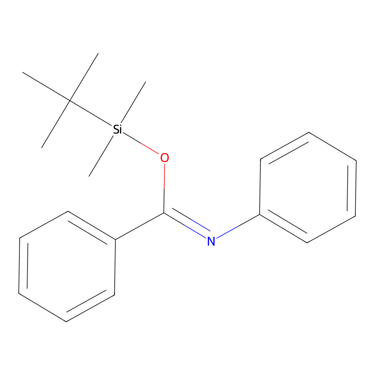 tert-Butyldimethylsilyl N-Phenylbenzimidate molecular structure, CAS 404392-70-7