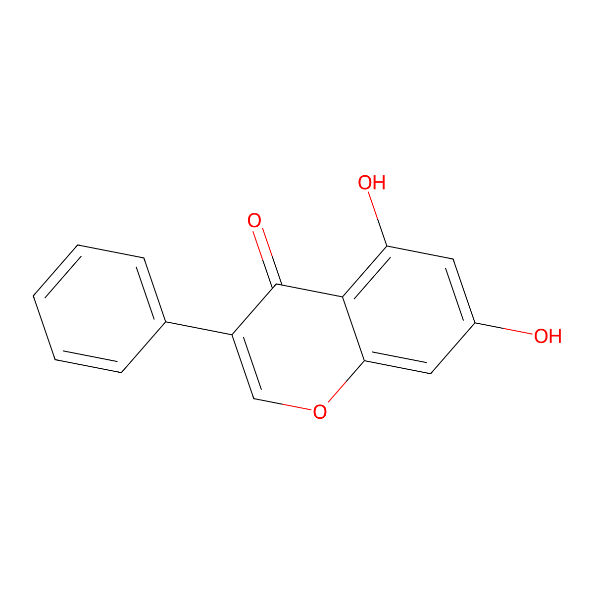 5,7-Dihydroxyisoflavone molecular structure, CAS 4044-00-2