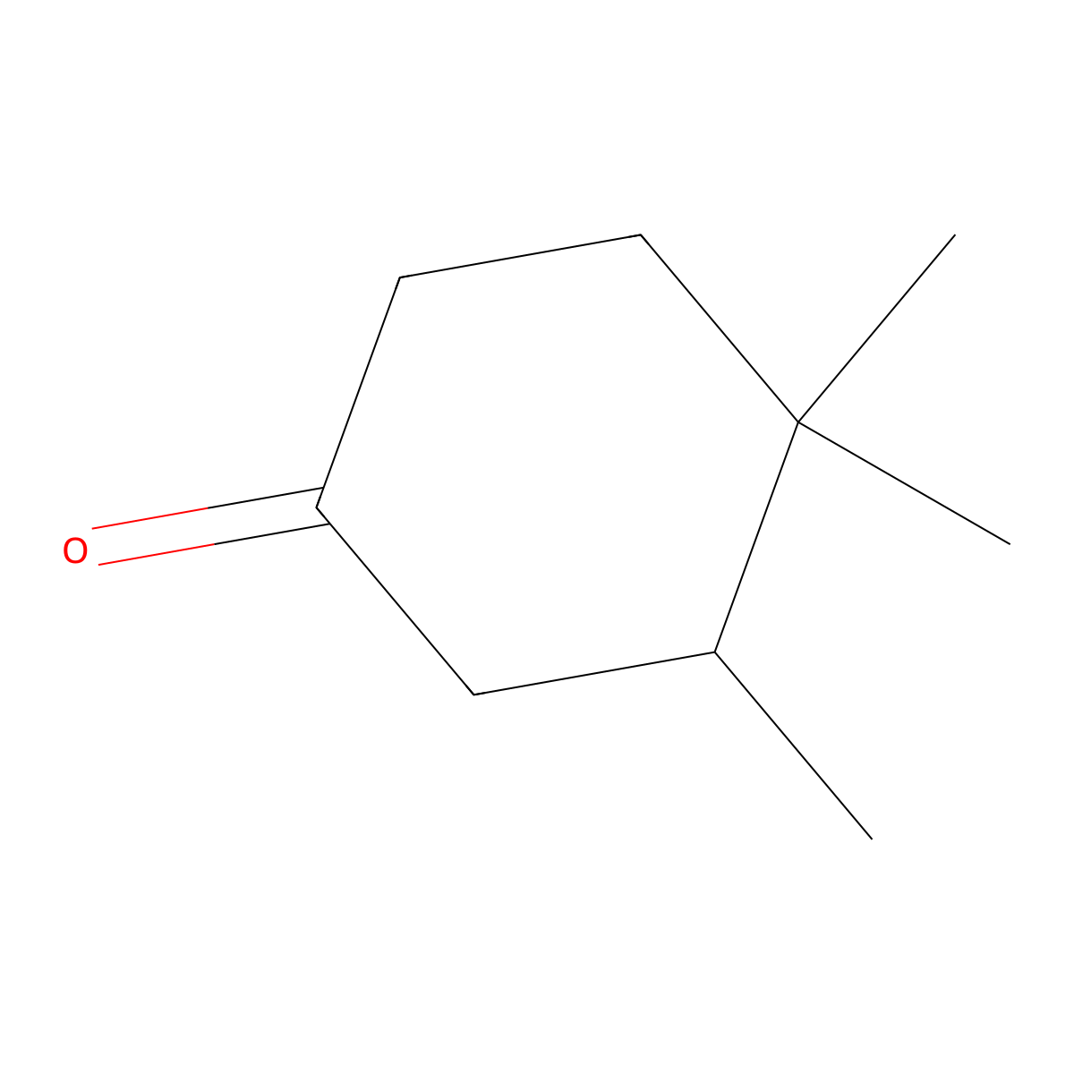 3,4,4-Trimethylcyclohexan-1-one molecular structure, CAS 40441-35-8