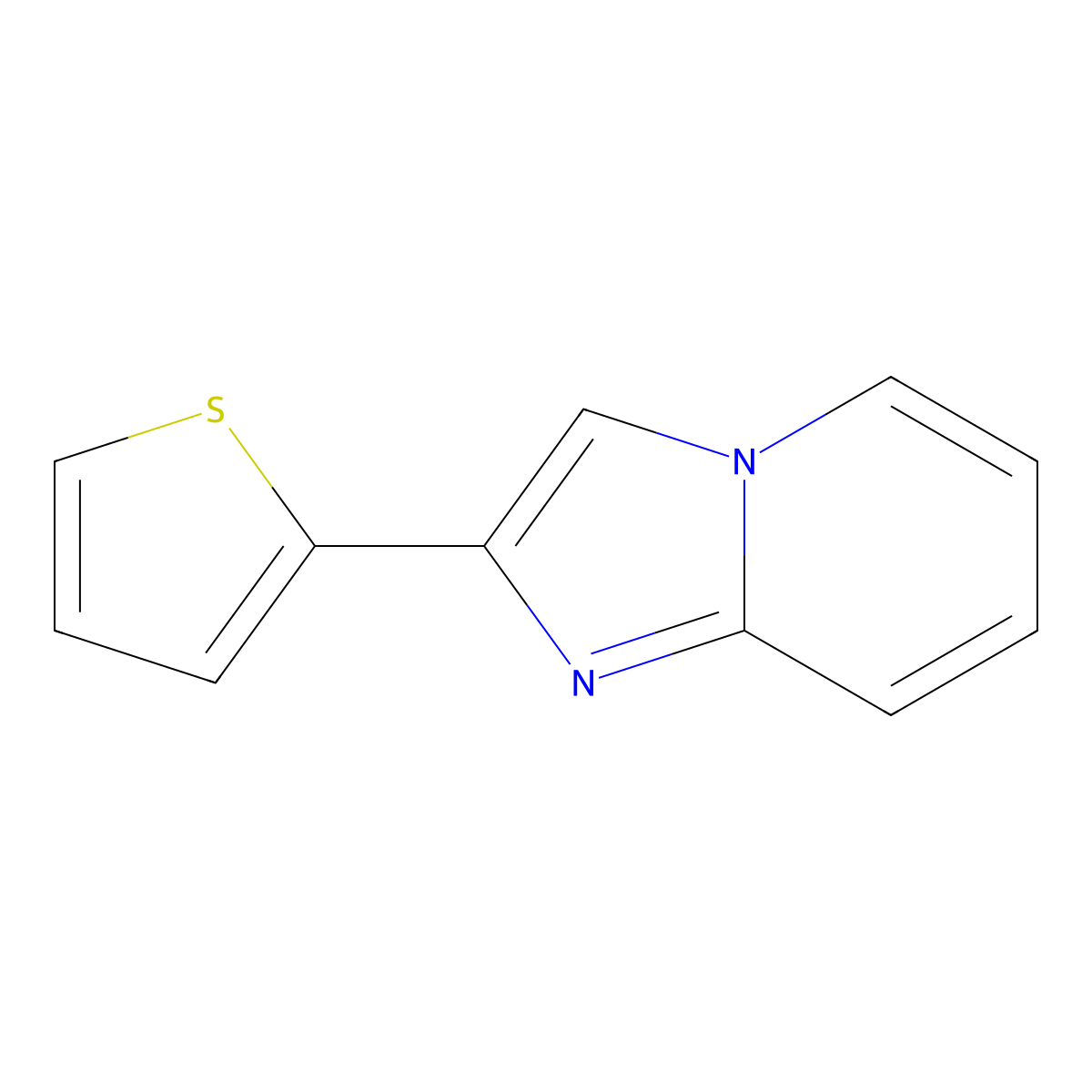2-(Thiophen-2-yl)imidazo[1,2-a]pyridine molecular structure, CAS 4045-03-8