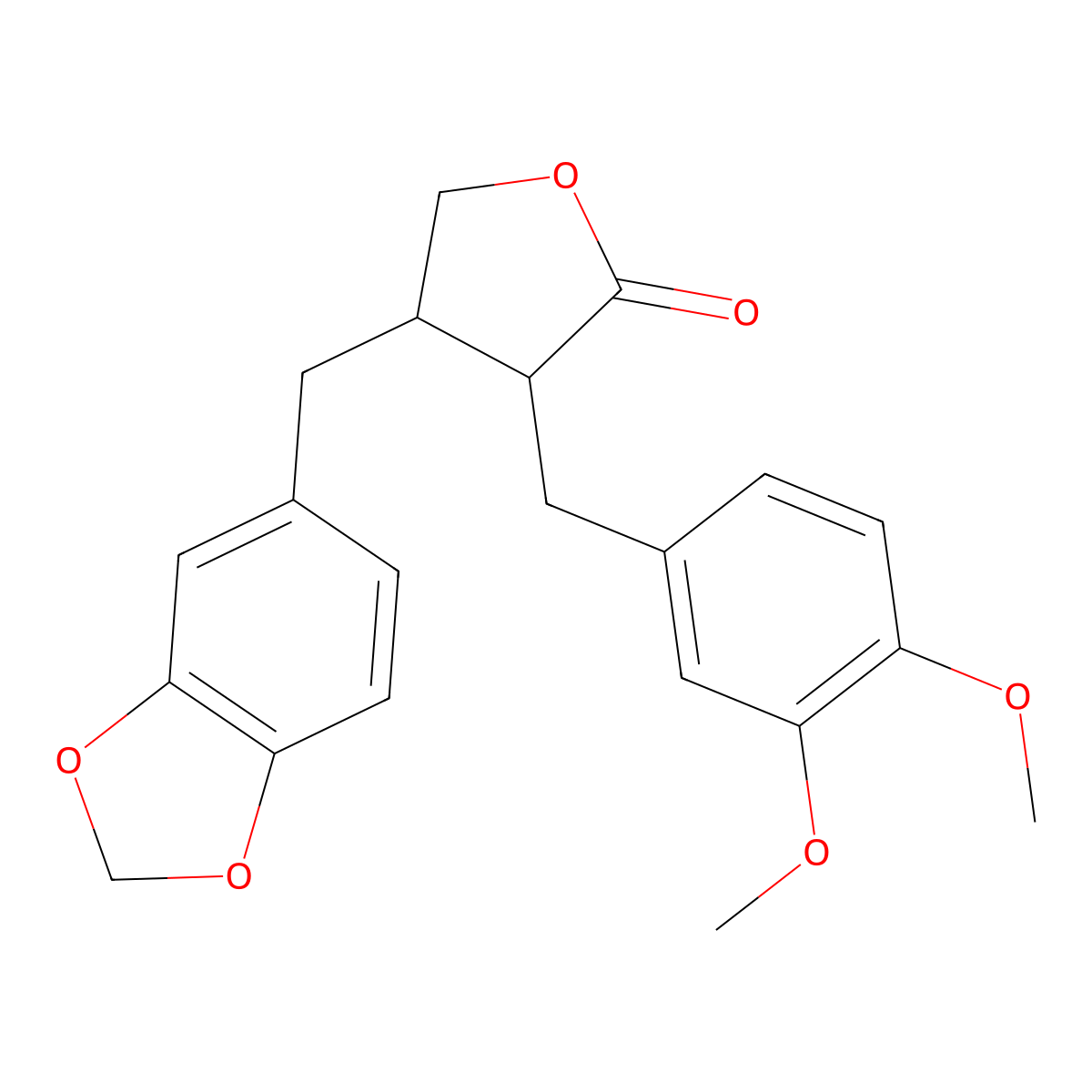 Bursehernin molecular structure, CAS 40456-51-7