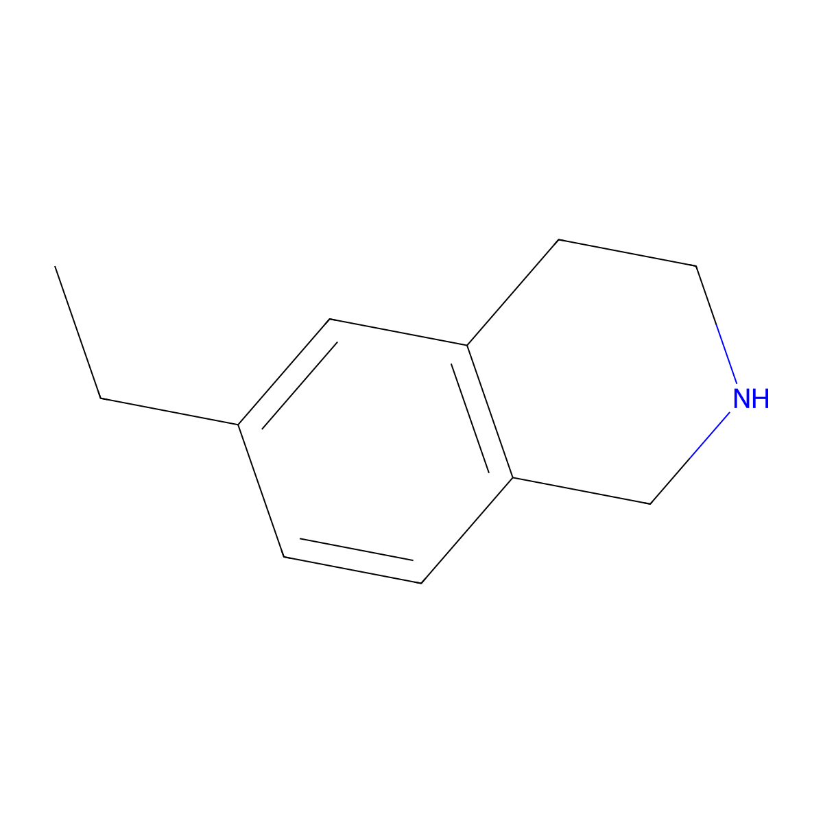 6-Ethyl-1,2,3,4-tetrahydroisoquinoline molecular structure, CAS 404576-43-8