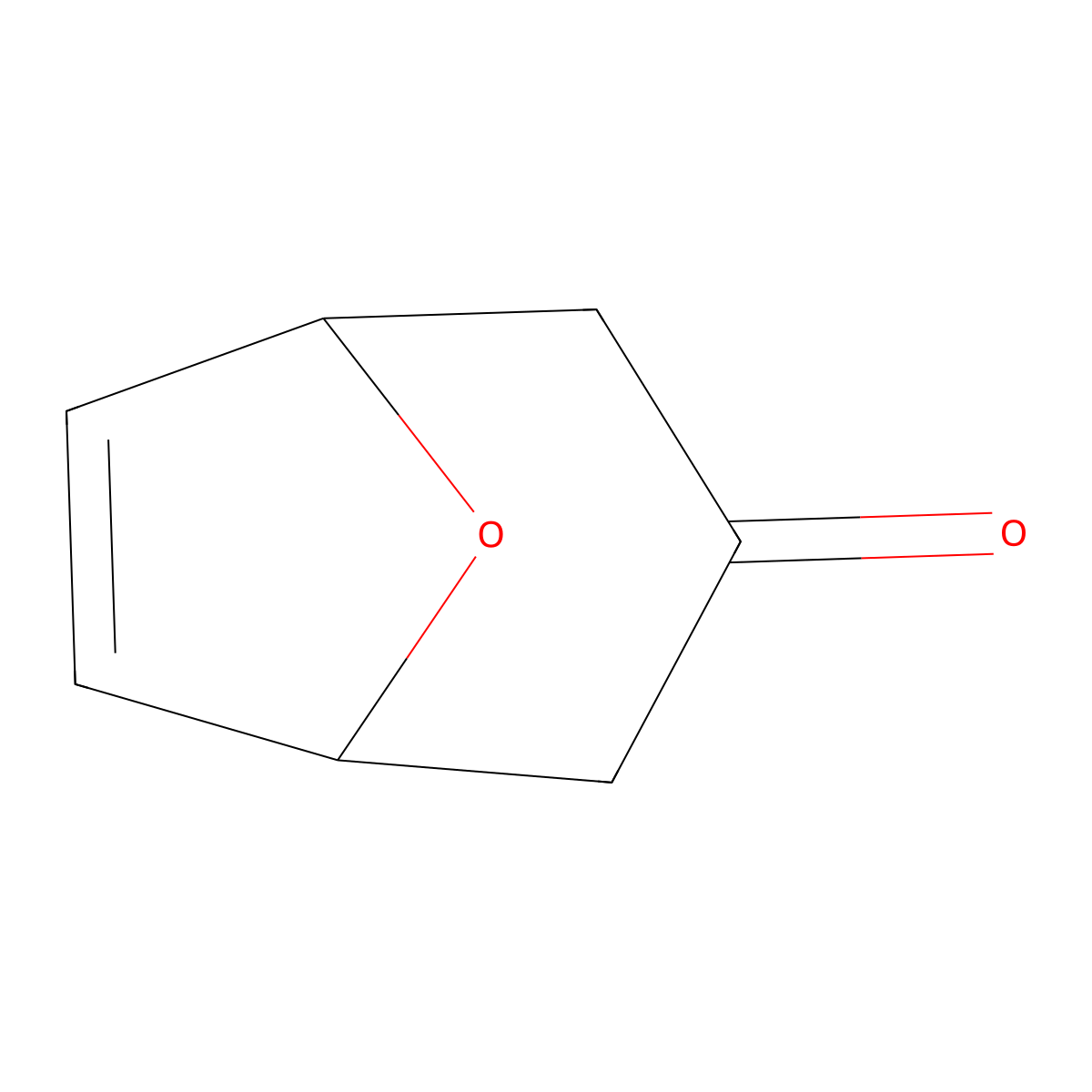 8-Oxabicyclo[3.2.1]oct-6-en-3-one molecular structure, CAS 40458-77-3