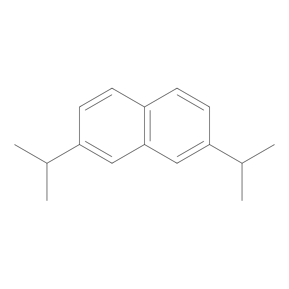 2,7-Diisopropylnaphthalene molecular structure, CAS 40458-98-8