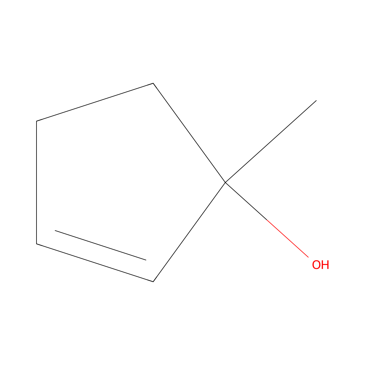 1-Methylcyclopent-2-en-1-ol molecular structure, CAS 40459-88-9