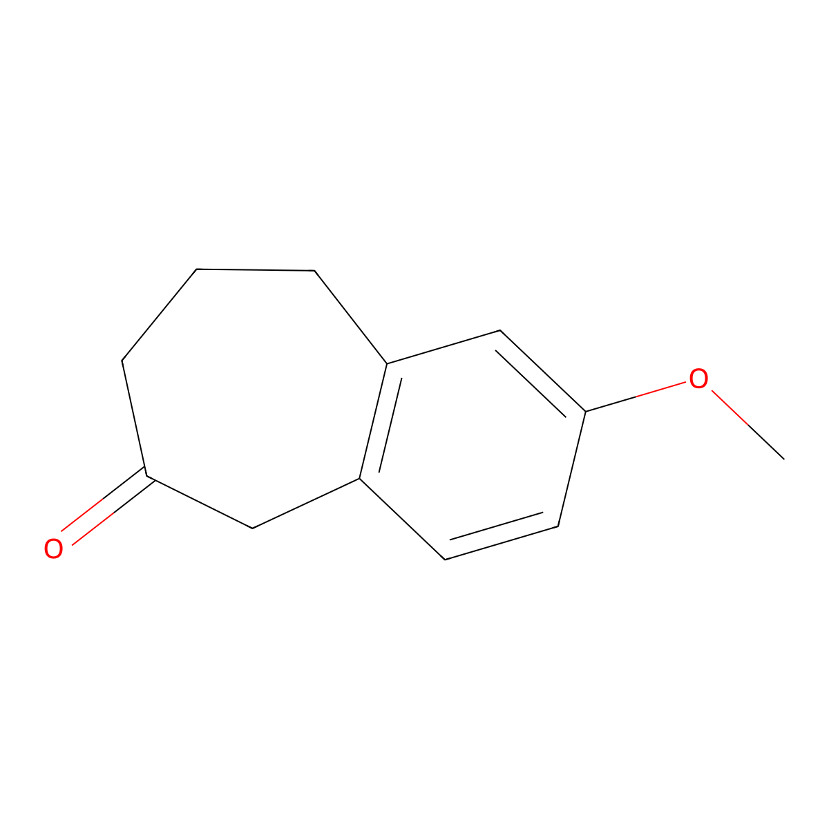 2-Methoxy-8,9-dihydro-5H-benzo[7]annulen-6(7H)-one molecular structure, CAS 40463-28-3