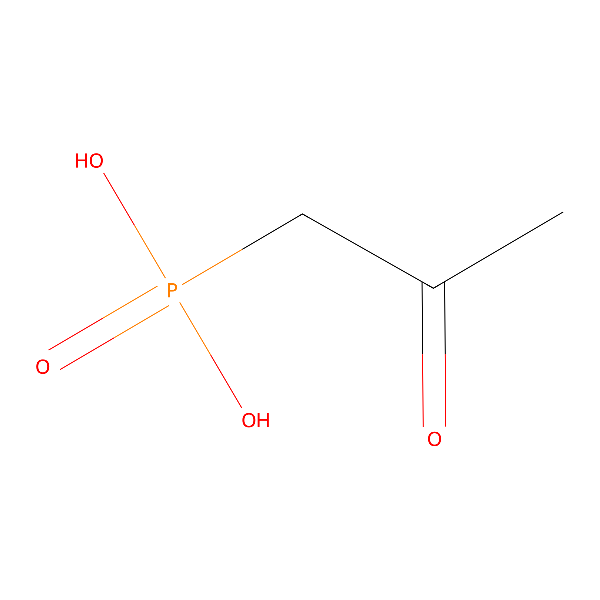 (2-Oxopropyl)phosphonic Acid molecular structure, CAS 40463-76-1