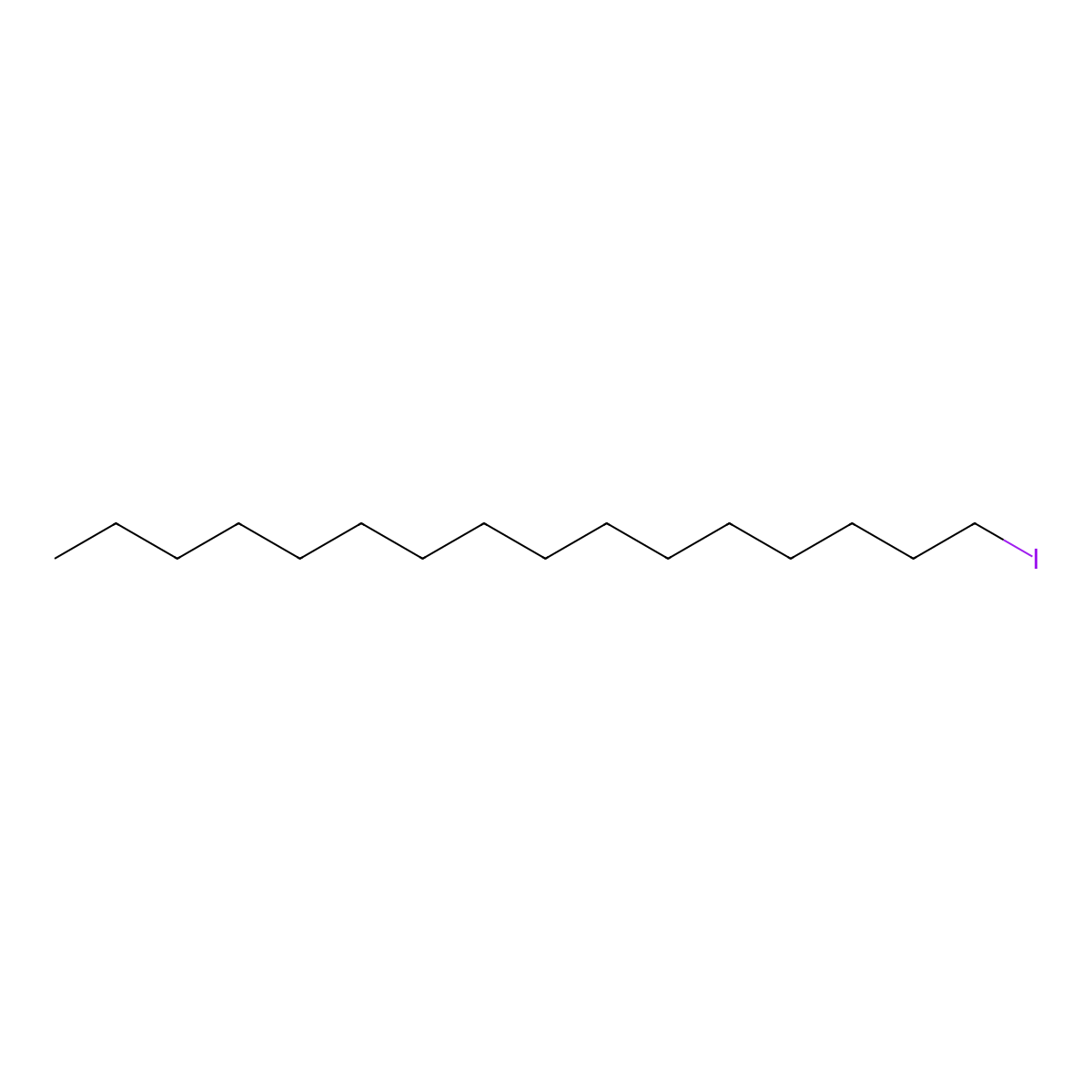 1-Iodohexadecane molecular structure, CAS 40474-98-4