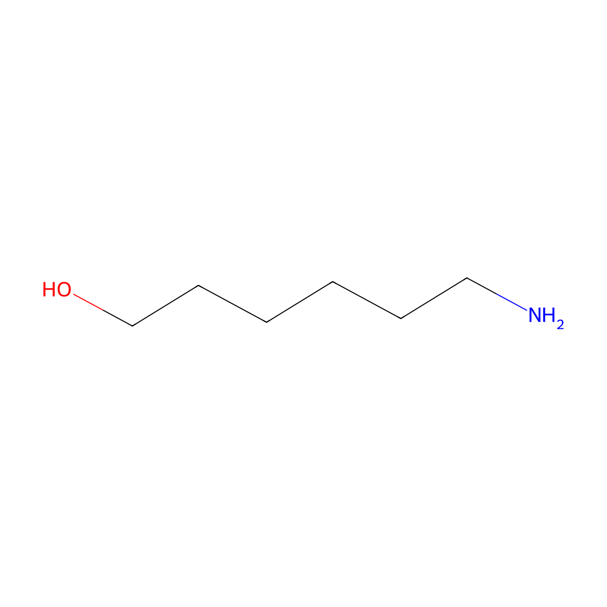 6-Amino-1-hexanol molecular structure, CAS 4048-33-3