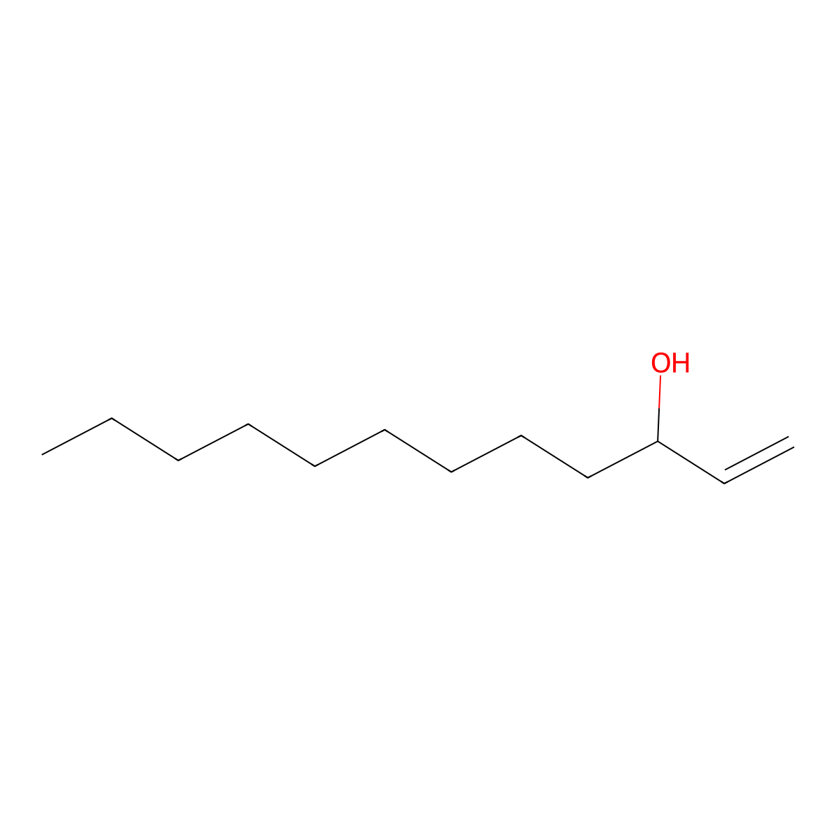 Dodecen-3-ol molecular structure, CAS 4048-42-4