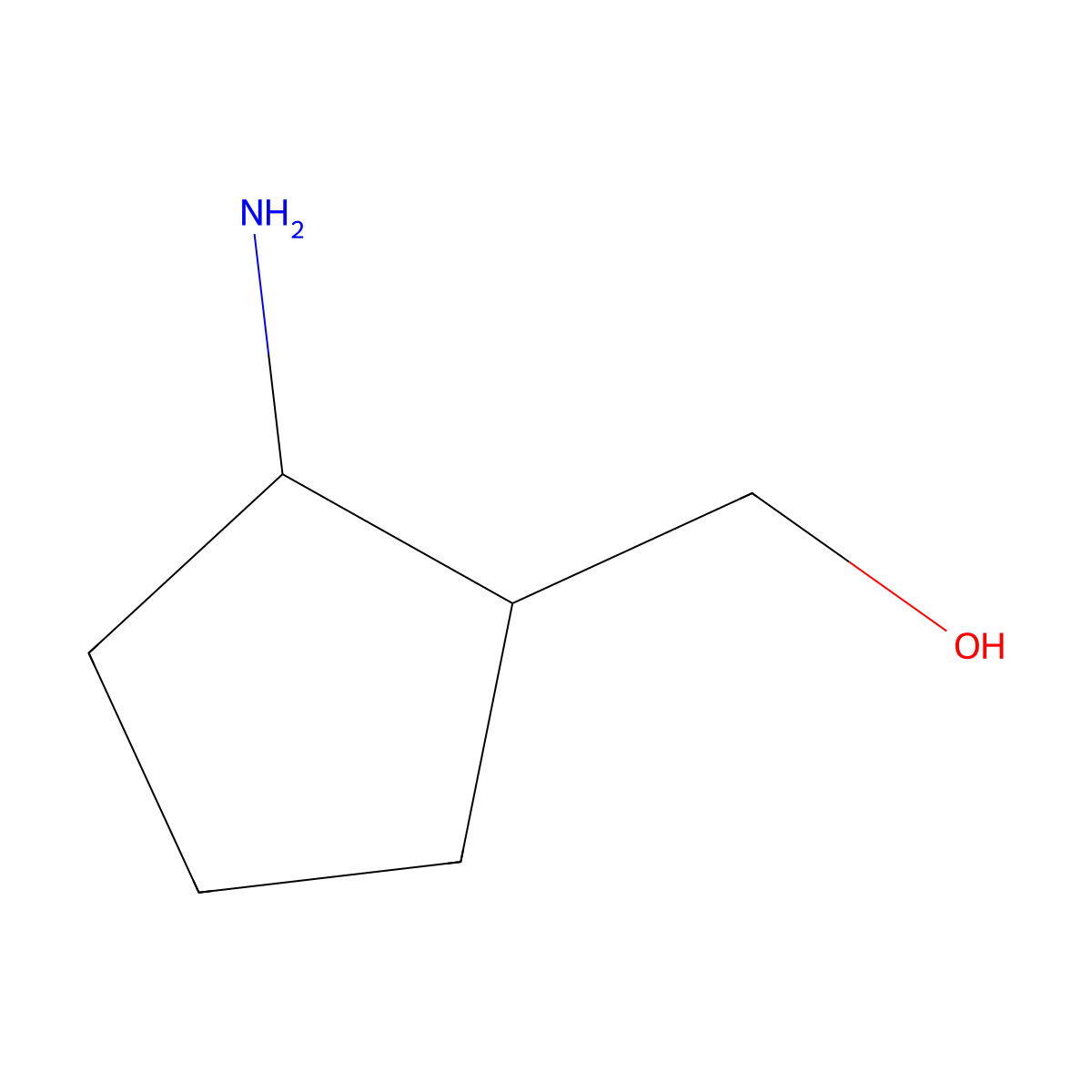 cis-(2-Amino-cyclopentyl)-methanol molecular structure, CAS 40482-12-0