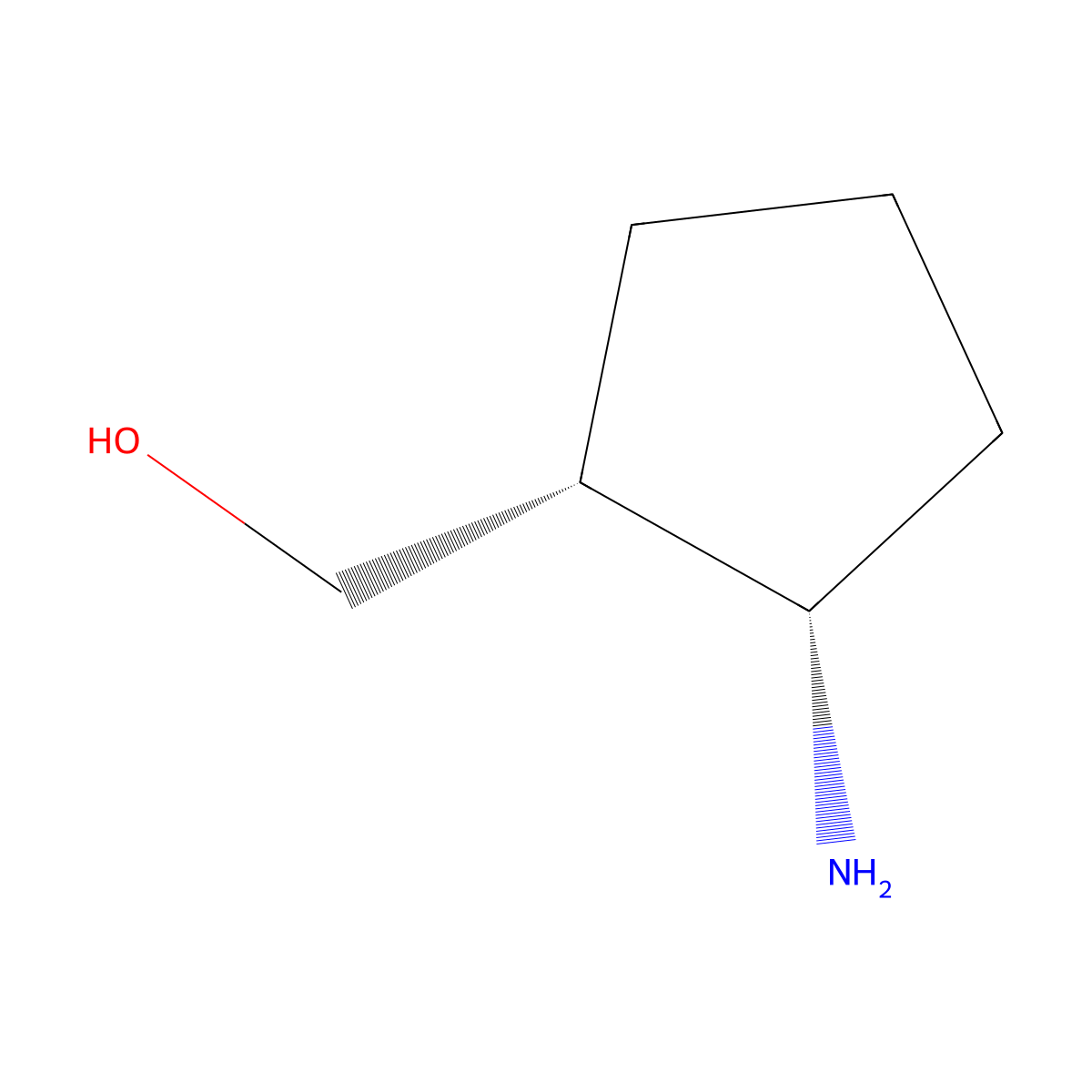 cis-(2-Amino-cyclopentyl)-methanol molecular structure, CAS 40482-12-0
