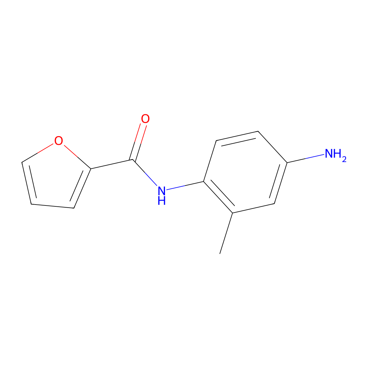 N-(4-amino-2-methylphenyl)furan-2-carboxamide molecular structure, CAS 404832-64-0