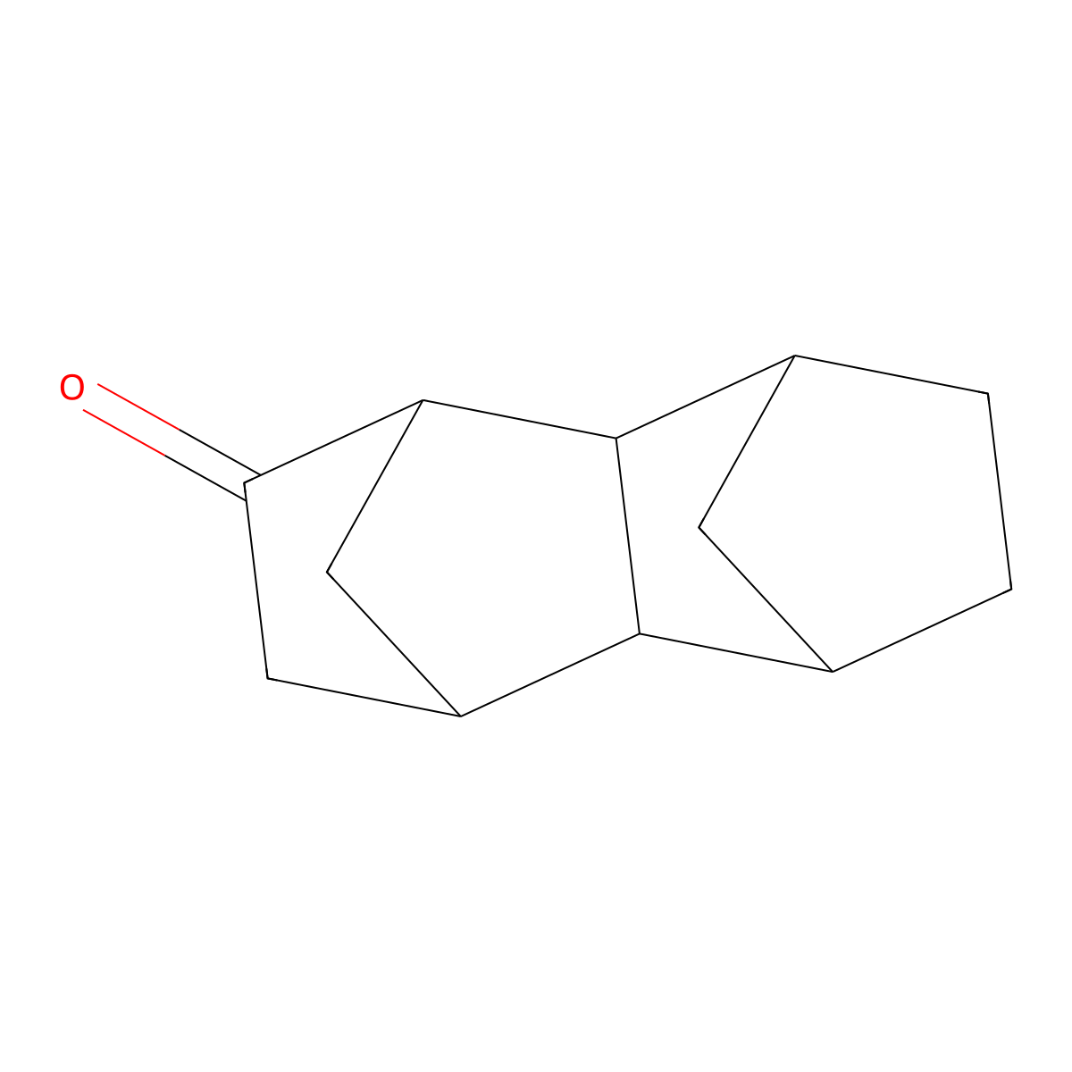 1,4:5,8-Dimethanonaphthalen-2(1H)-one, octahydro-, (1alpha,4alpha,4abeta,5beta,8beta,8abeta)- molecular structure, CAS 40488-88-8